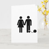 De groep "Ball and Chained" Kaart (Gele Bloem)