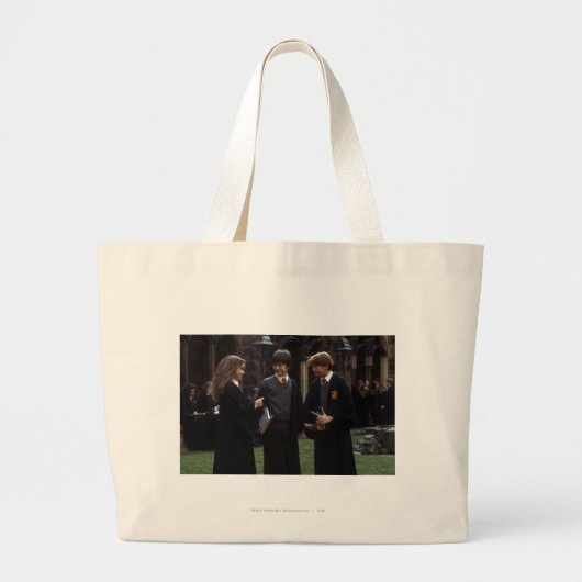 De groep buiten Hogwarts Grote Tote Bag (Voorkant)
