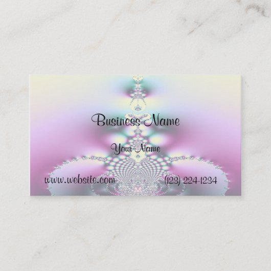 De groep fractal visitekaartje (Voorkant)