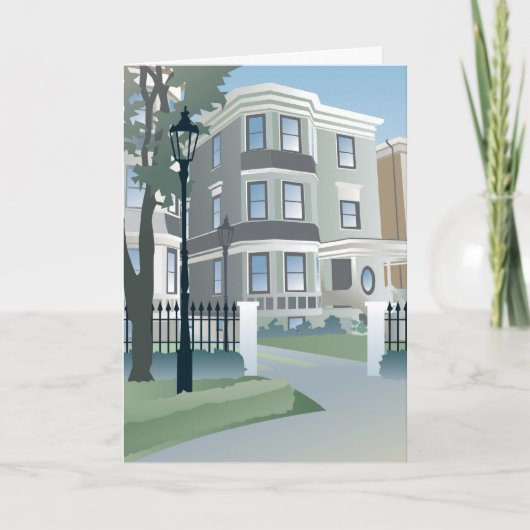 De groep ingezetenen: Triple Decker Card Kaart (Voorkant)