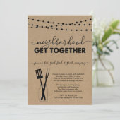 De groep krijgt samen Uitnodiging (Staand voorkant)