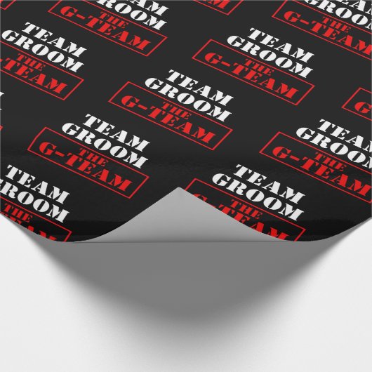 De groep van het Team van G-Team Cadeaupapier (Hoek)