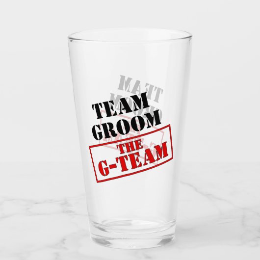 De groep van het Team van G-Team Glas (Voorkant)
