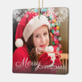 De groet-cadeautjes van de moderne kerstvakantie keramisch ornament (Links)