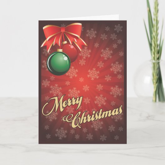 De Groet Card001 van Kerstmis Feestdagen Kaart (Voorkant)