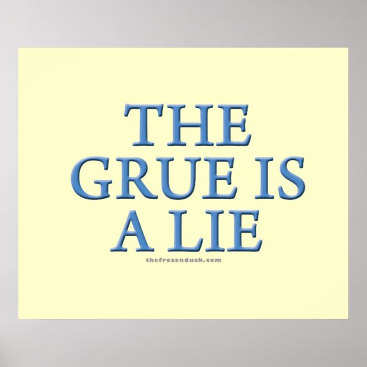 De groet is een leugen poster (Voorkant)