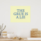 De groet is een leugen poster (Keuken)