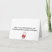 De Groet Meerkat van het seizoen Feestdagen Kaart (Achterkant)