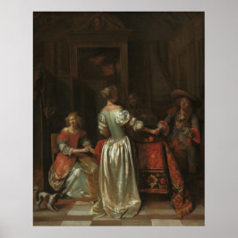 De groet - Pieter de Hooch Fine Art Poster