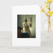 De groet van de Brief Kaart (Gele Bloem)