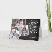 De Groet van de Collage van de Foto van de Feestdagen Kaart (Voorkant)