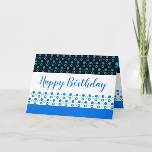 De groet van de dag met poolvlekken kaart (Voorkant)