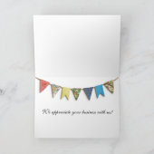 De Groet van de de zegelReis van het paspoort Bedankkaart (Binnen)