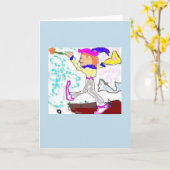 De Groet van de Dwaas van het tarot Kaart (Gele Bloem)