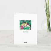 De Groet van de Geest van Gras van Mardi Kaart (Achterkant)