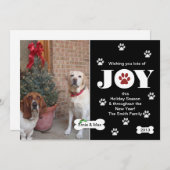 De Groet van de Kaart van de Foto van de Vakantie (Voorkant / Achterkant)