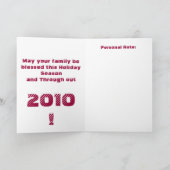 De Groet van de Mand van het huwelijk Feestdagen Kaart (Binnen)