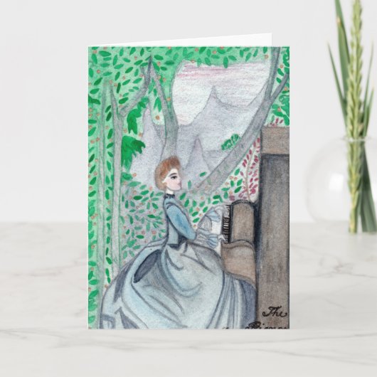 De groet van de Piano Kaart (Voorkant)