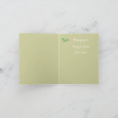 De Groet van de Uil van de Schuur van de Zuster Feestdagen Kaart (Binnen)