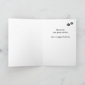 De Groet van de Verjaardag van de douane, Kaart (Binnen)