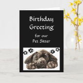 De Groet van de Verjaardag van de douane, Kaart (Gele Bloem)