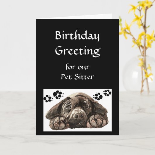 De Groet van de Verjaardag van de douane, Kaart (Gele Bloem)