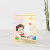 De Groet van de Verjaardag van de zomer. 2/12. Kaart (Voorkant)