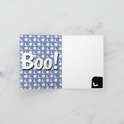 De Groet van de Weerwolf van Halloween Kaart (Binnen)