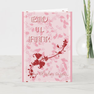 De Groet van Eid Feestdagen Kaart