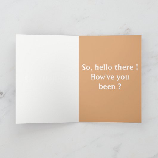 De Groet van gopher (Kaart) Kaart (Binnen)