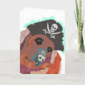 De Groet van Halloween van de labrador Kaart (Achterkant)
