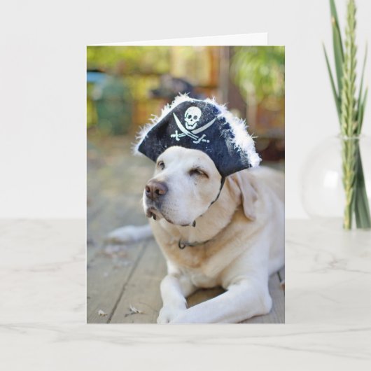 De Groet van Halloween van de labrador Kaart (Voorkant)