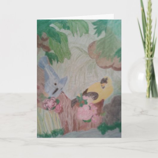 De groet van het inwijdingsfeest bedankkaart (Voorkant)