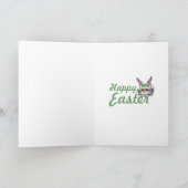 De Groet van het Pet van Pasen Feestdagen Kaart (Binnen)