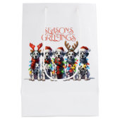 De groet van het seizoen medium cadeauzakje (Achterkant)