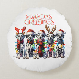 De groet van het seizoen rond kussen