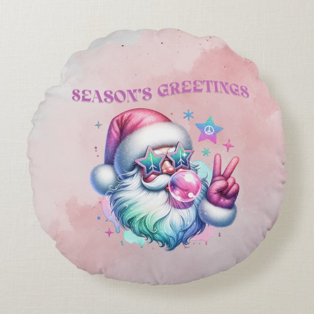 De groet van het seizoen rond kussen (Voorkant)