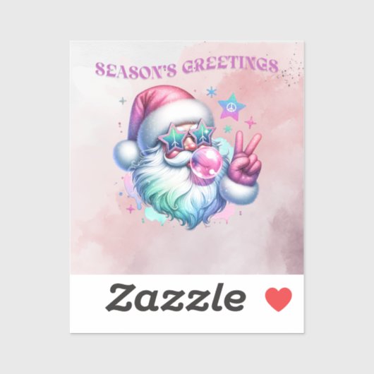 De groet van het seizoen sticker (Vel)