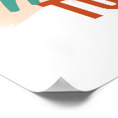 De Groet van het Teken van de Compliment van de te Poster (Hoek)