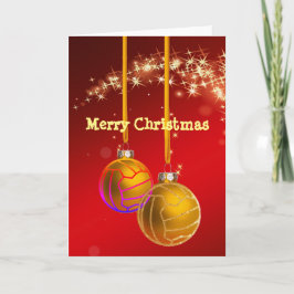 De Groet van Kerstmis van Themed van de Bal van Feestdagen Kaart