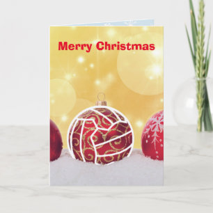 De Groet van Kerstmis van Themed van het Netball Feestdagen Kaart