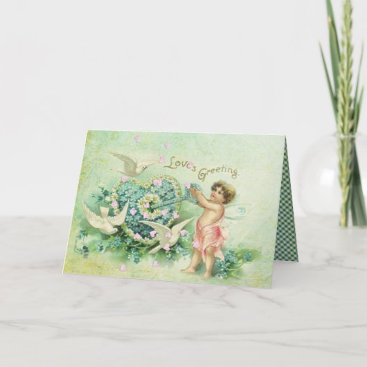 De Groet van mijn Geliefd Valentijn Feestdagen Kaart (Voorkant)