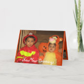 De Groeten 2008 van het nieuwjaar Feestdagen Kaart (Voorkant)