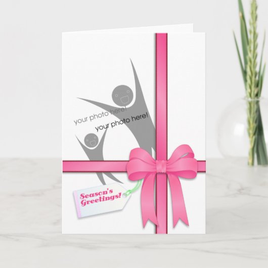 De Groeten 2008 van seizoenen Feestdagen Kaart (Voorkant)