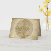 De Groeten en Notecards van de Leeuw van het Teken Kaart (Gele Bloem)