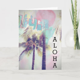 De Groeten van Aloha Kaart