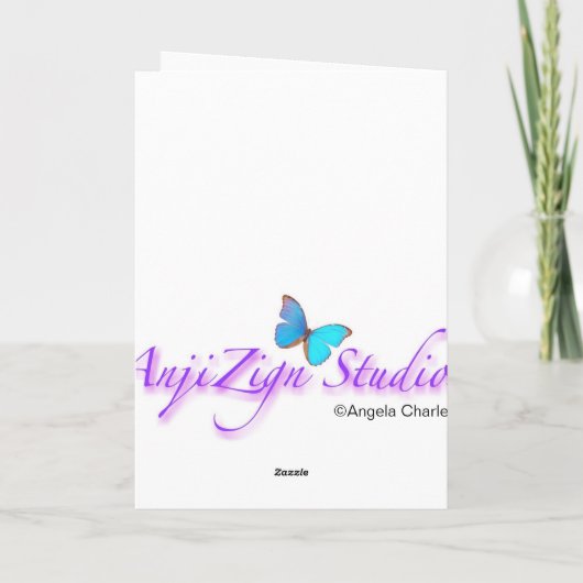 De Groeten van AnjiZign Kaart (Achterkant)