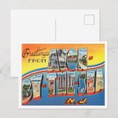 De groeten van Avon door het zee New Jersey Travel Briefkaart (Voorkant / Achterkant)