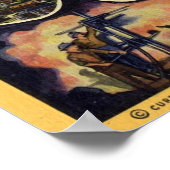 De groeten van Butte Metropolis van Montana Poster (Hoek)