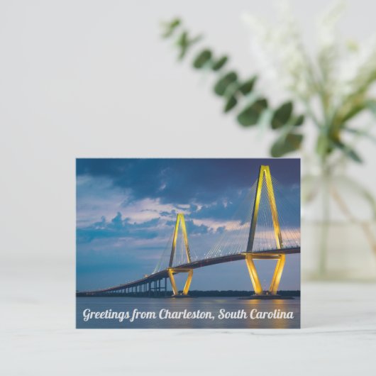 De groeten van Charleston, Briefkaart South Caroli (Staand voorkant)